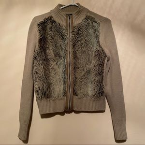 H&M Fur Cardigan